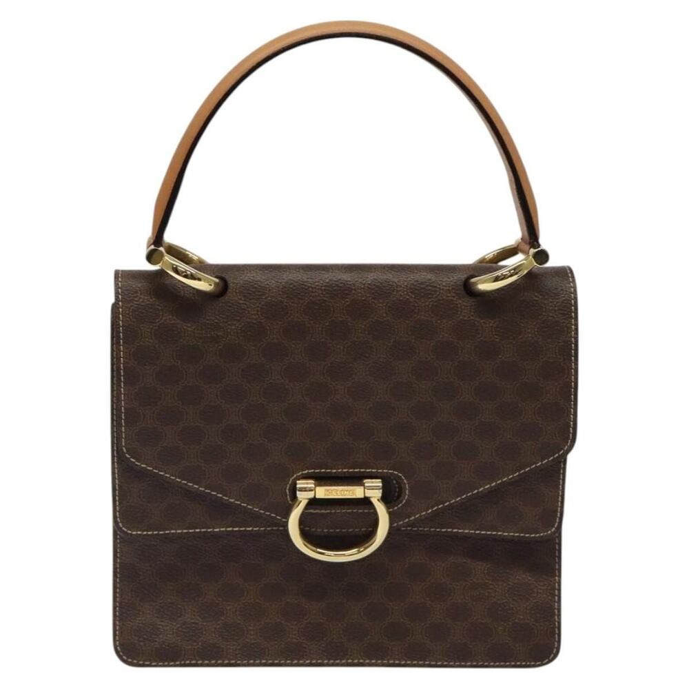 Celine Macadam Handbag Brown